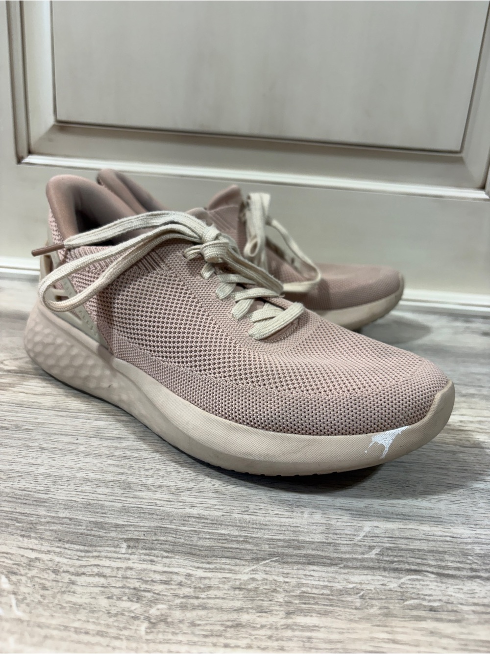 Kizik Shoes Womens 8.5 Athens Sneakers Mesh Light Pink Handsfree Labs Comfort - Picture 2 of 10